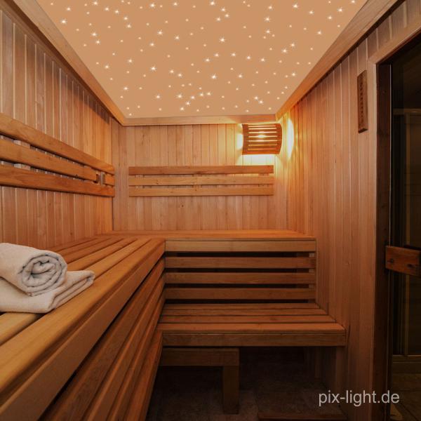 Sauna Licht, Glasfaser Sternenhimmel Decke Selber Bauen, Sauna
