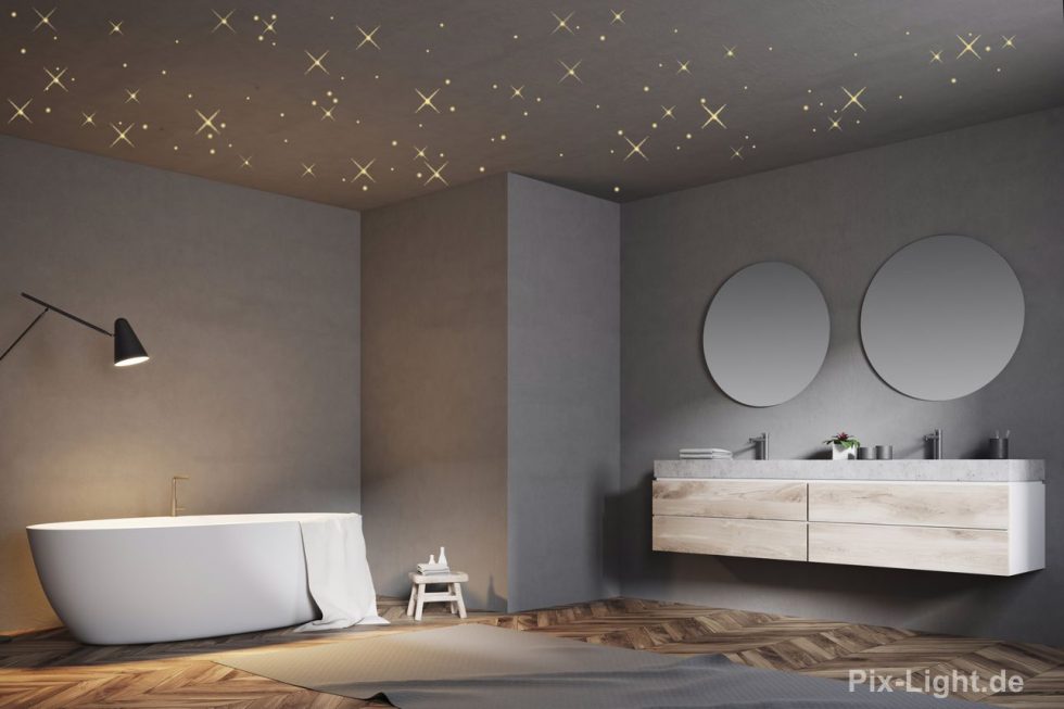 Led-Sternenhimmel für Badezimmer und Dusche