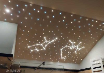 Pix-Light Sternenhimmel im Badezimmer mit Sternzeichen