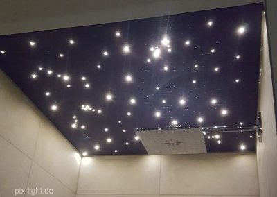 Pix-Light Sternenhimmel in einer Dusche