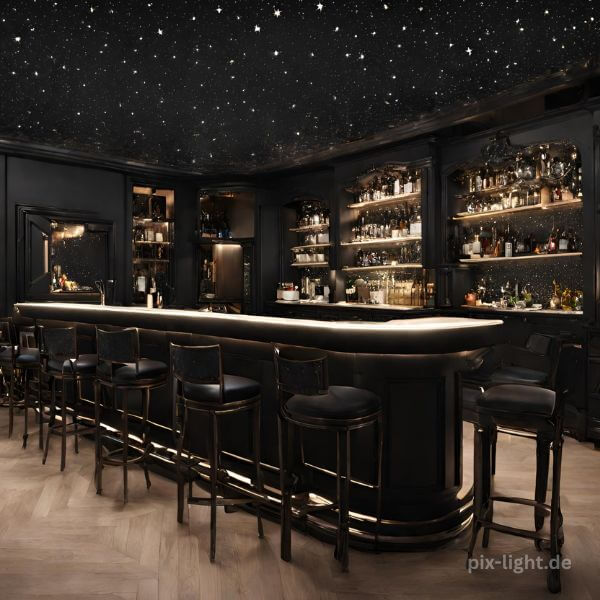 Pix-Light Sternenhimmel in einer Bar