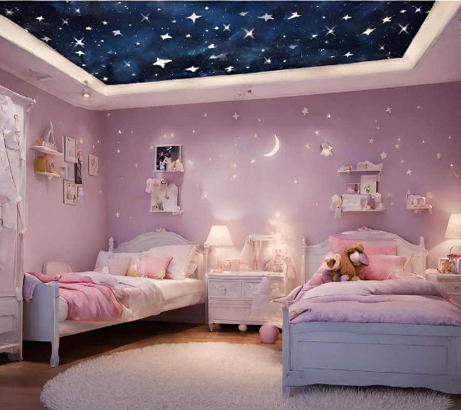 Pix-Light Sternenhimmel im Kinderzimmer