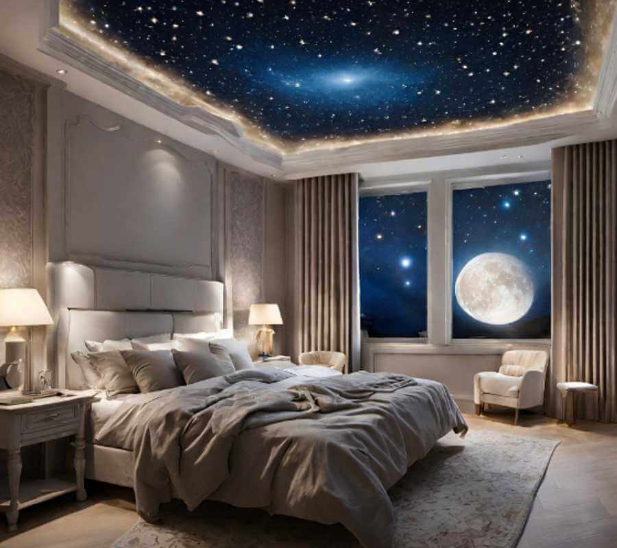 Sternenhimmel-Schlafzimmer