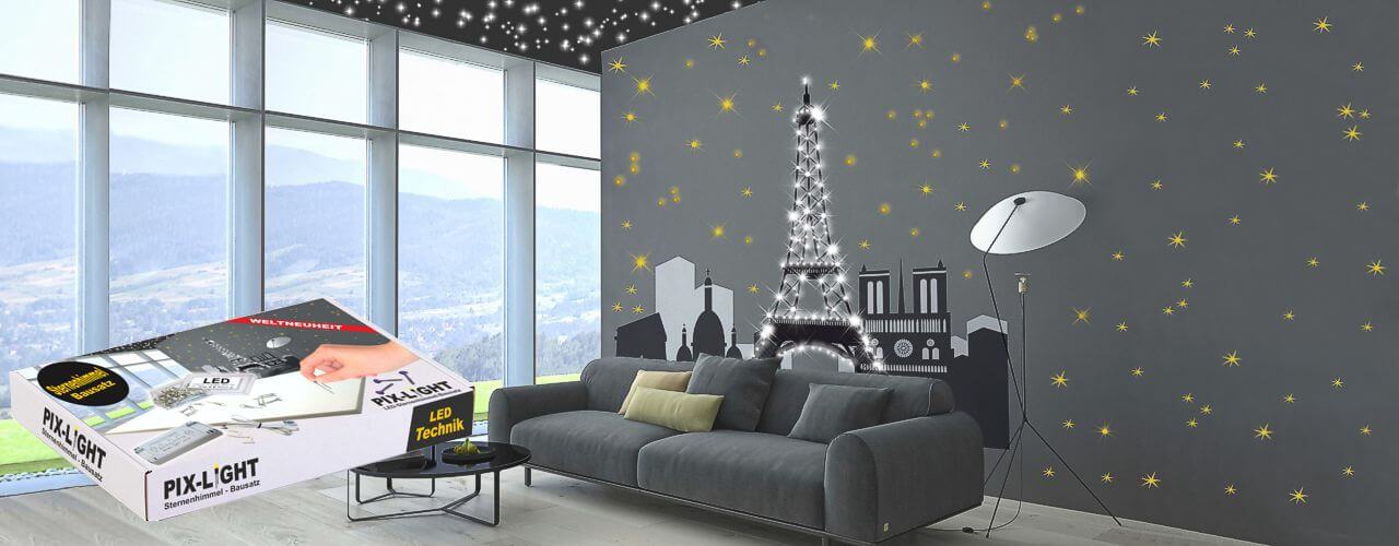 LED-Sternenhimmel für Wohnzimmer