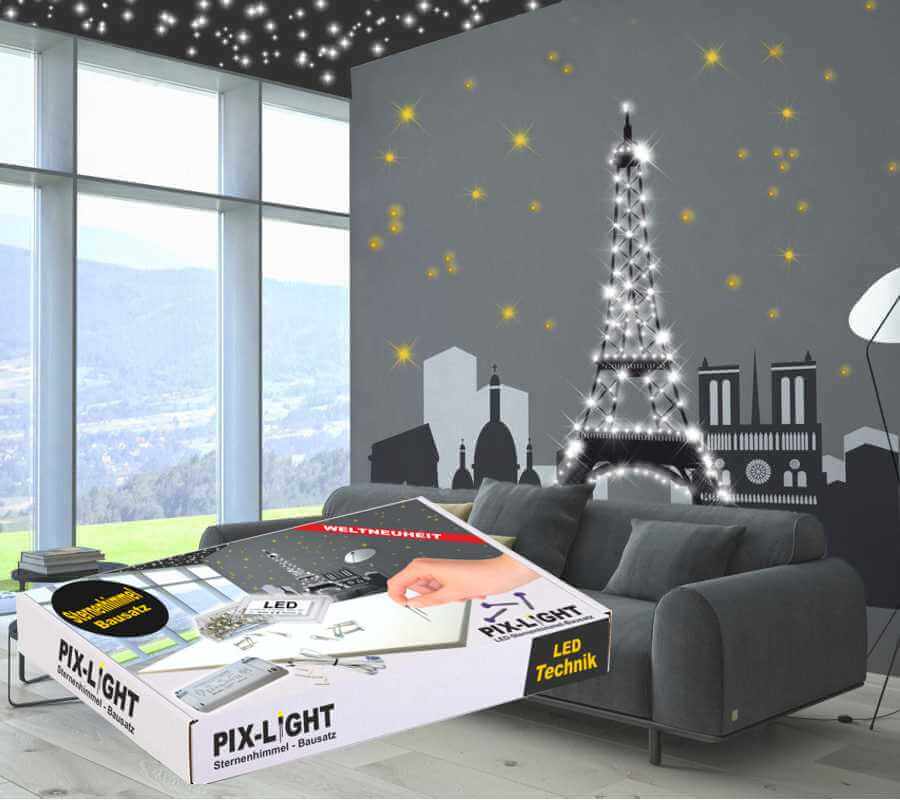 Pix-Light Sternenhimmel und Decowand für Wohnzimmer