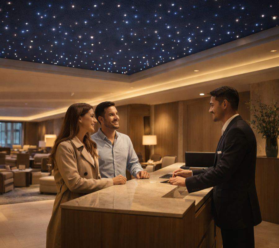 Pix-Light Sternenhimmel Rezeption Hotel