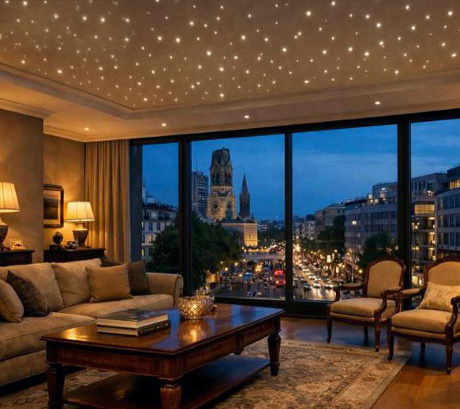 Pix-Light Sternenhimmel im Wohnzimmer